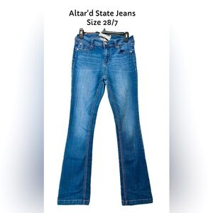 Altar'd State Jeans Size 28/7 Boot cut style jeans great condition